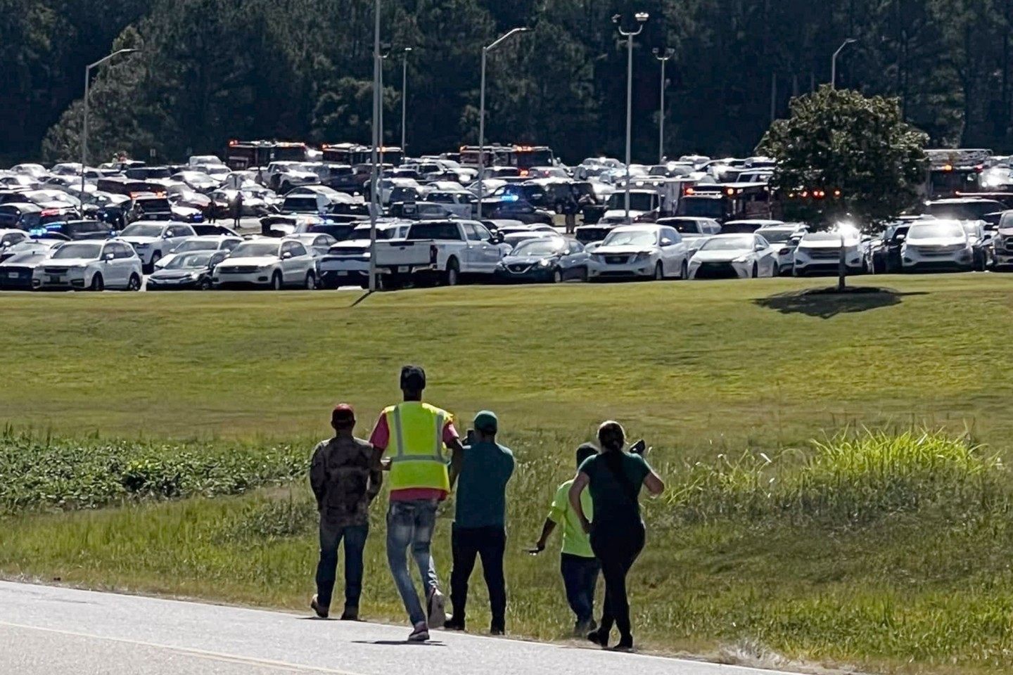 An einer Schule im US-Bundesstaat Georgia sind Schüsse gefallen.