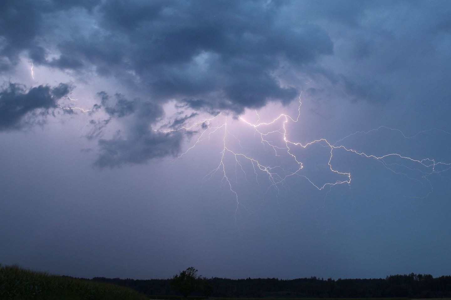 Bis Mittwoch ist die Unwettergefahr durch Starkregengewitter erhöht.